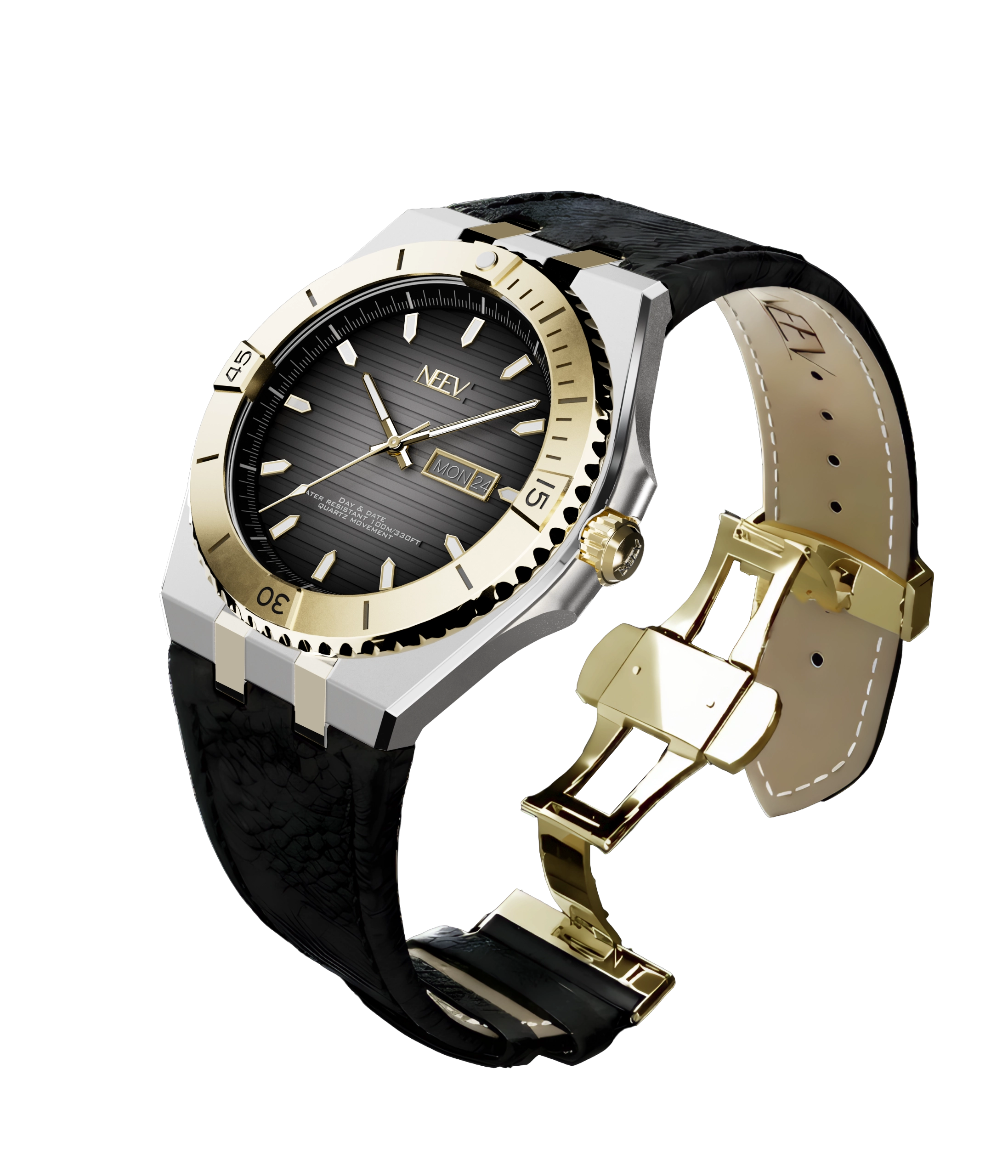 Hackler | Leder Zwart