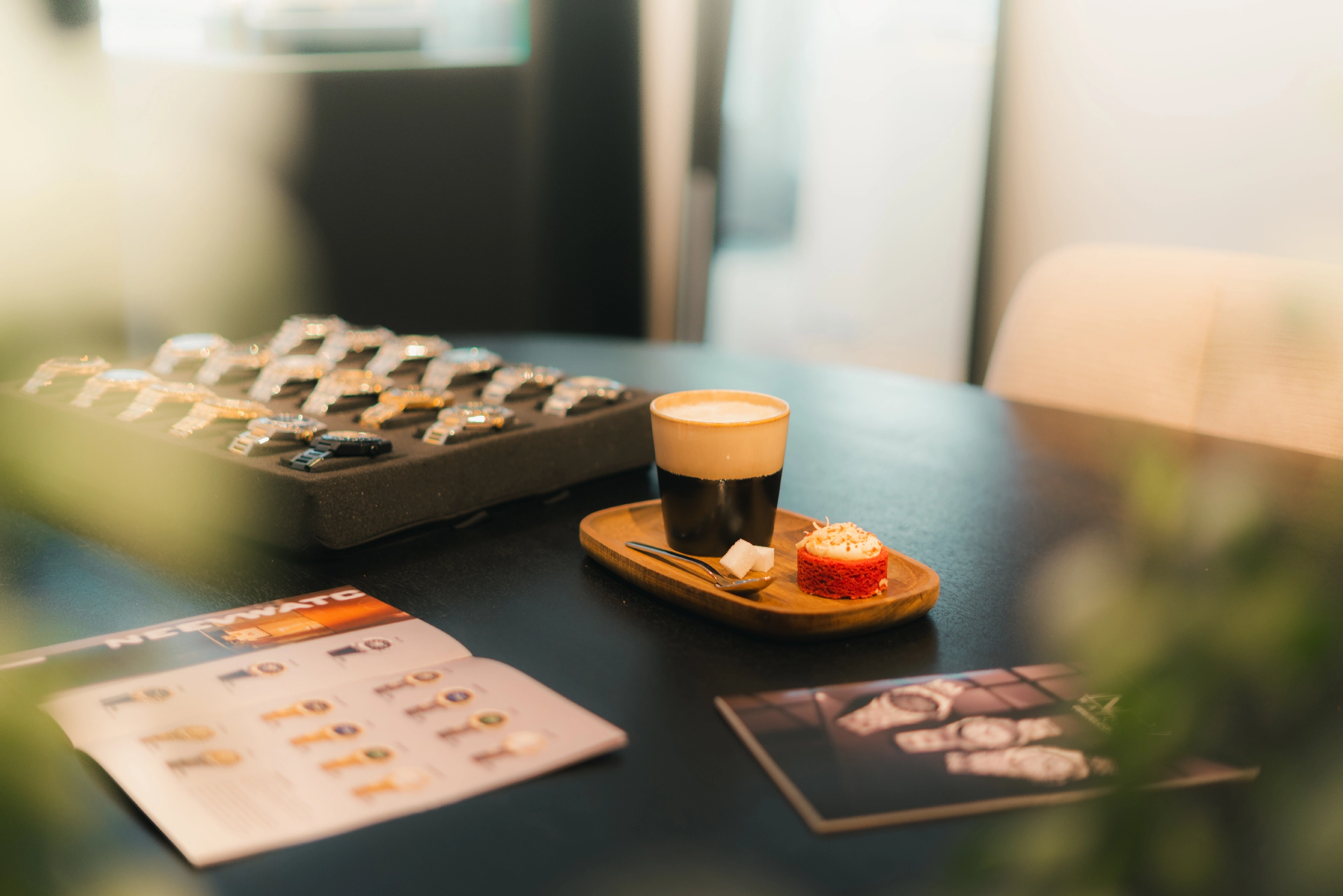 Boutique koffie Stalen Neev horloges
