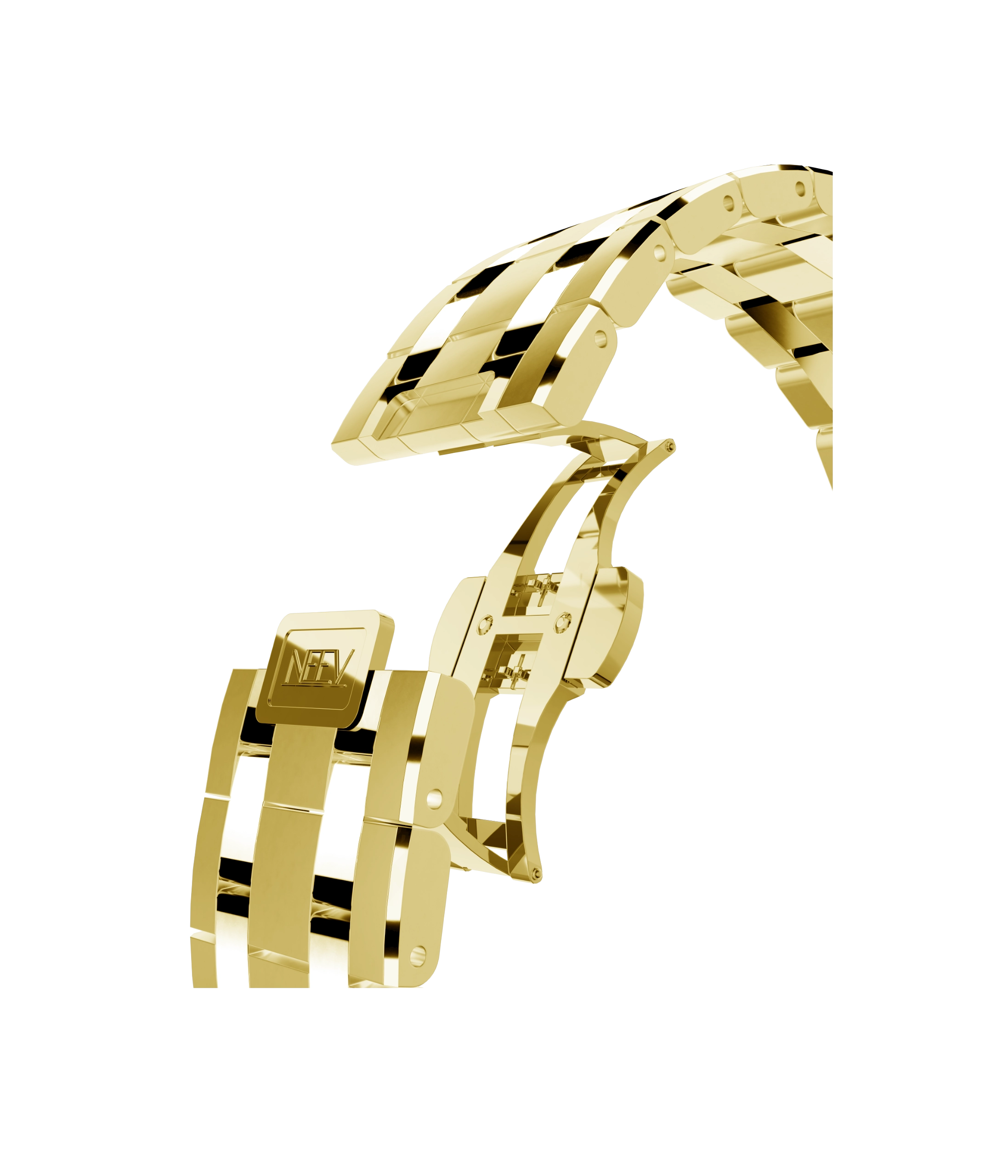 Band | 42mm | Goud